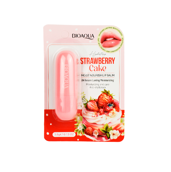 Bálsamo labial de fresa - Bioaqua