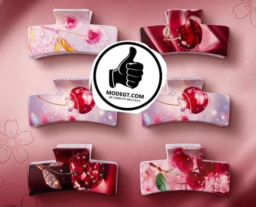 Gancho para el cabello con diseño de cereza