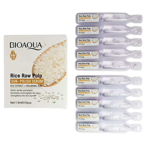 Ampollas faciales con extracto de arroz - Bioaqua